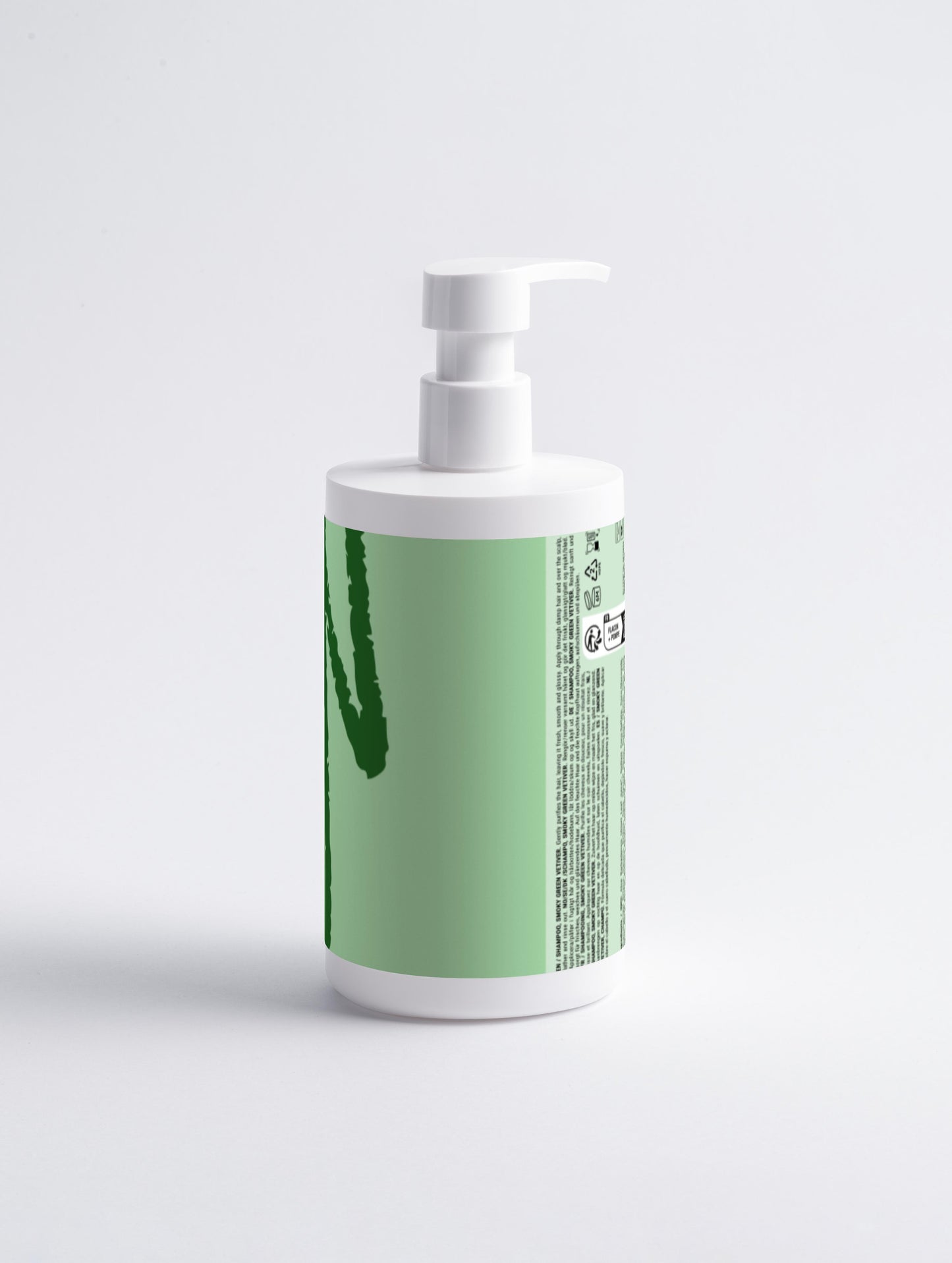 Glansshampoo, rokerige groene vetiver 400ml