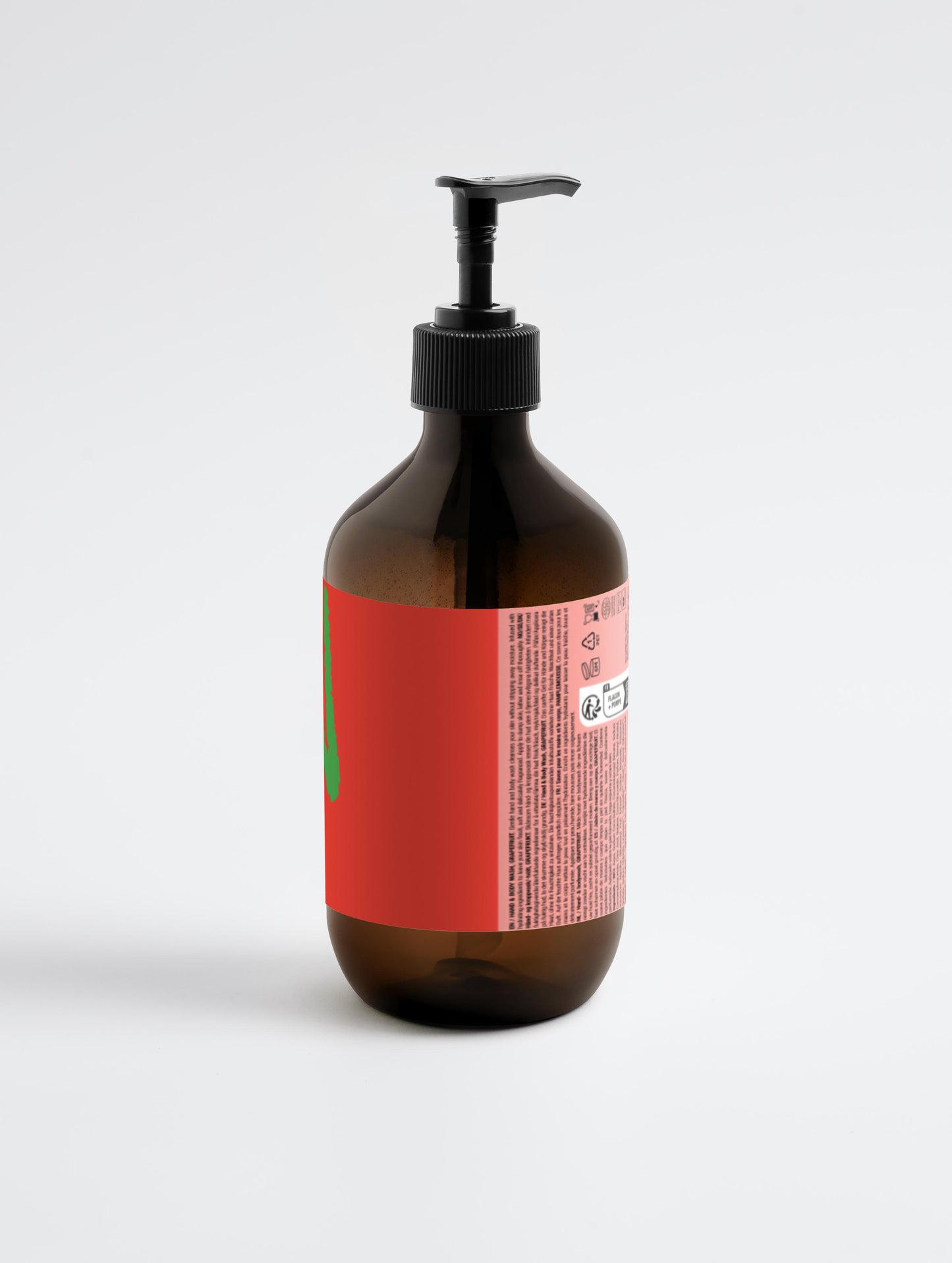 Hand- en lichaamswas, Grapefruit 490ml