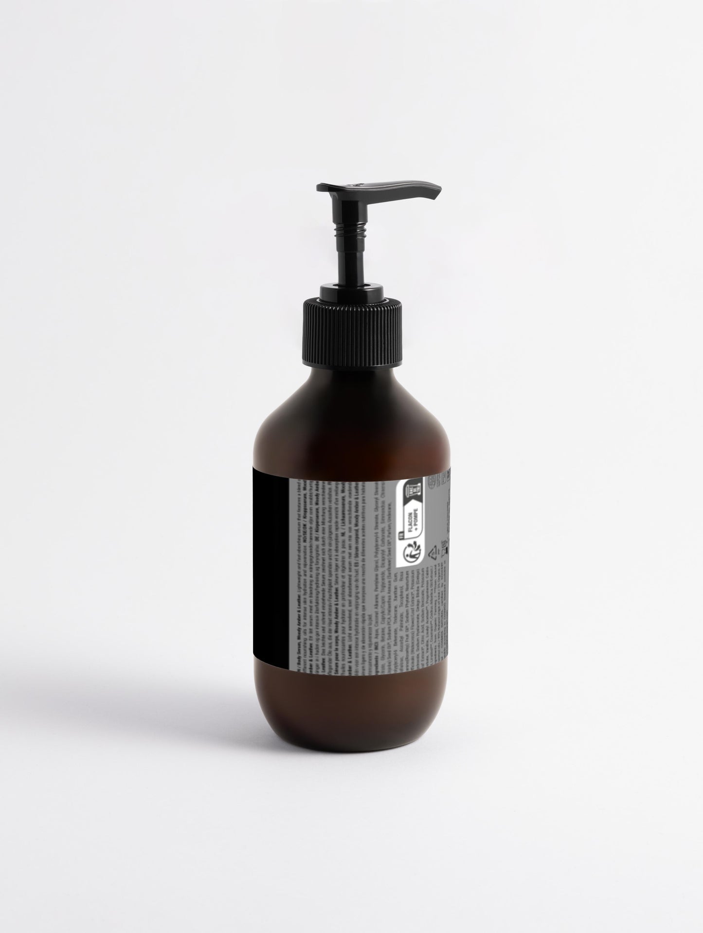 Zijde Huid Lichaamsserum, Houtachtig Amber & Leer 270ml