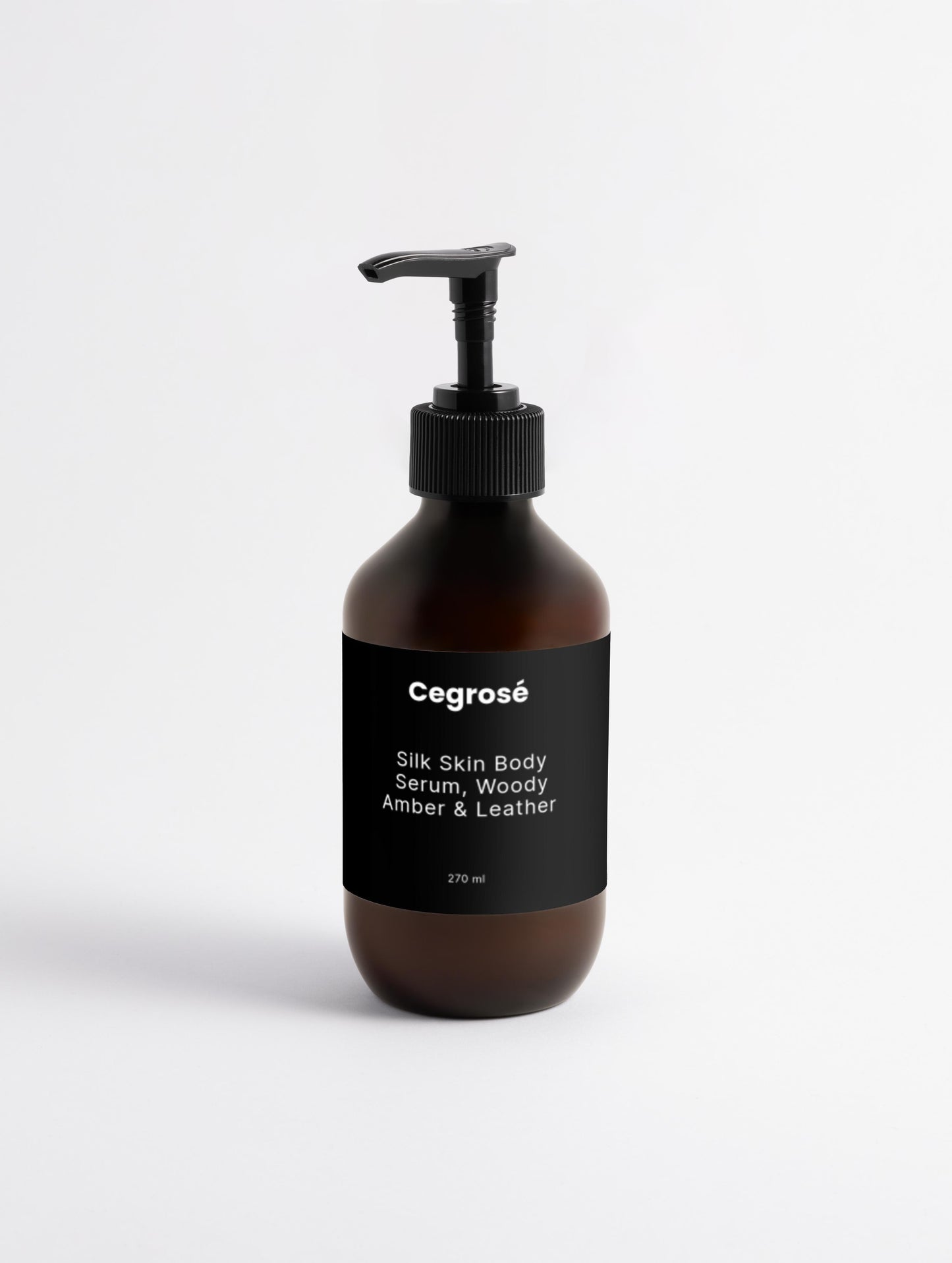 Zijde Huid Lichaamsserum, Houtachtig Amber & Leer 270ml